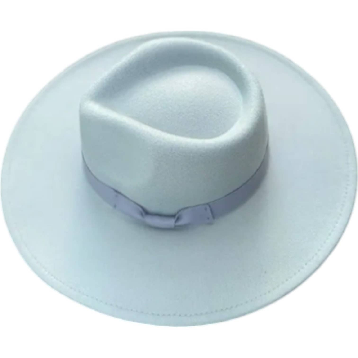 Portia Hat - Wholesale Fedora - Women's - Vegan Felt Rancher Hat with Grosgrain Bow11
