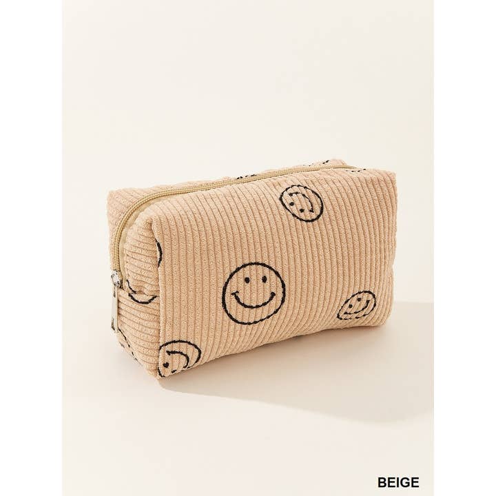 42POPS - Wholesale Makeup/Cosmetic Bag - ,,.._ Corduroy cosmetic make up bag pouch