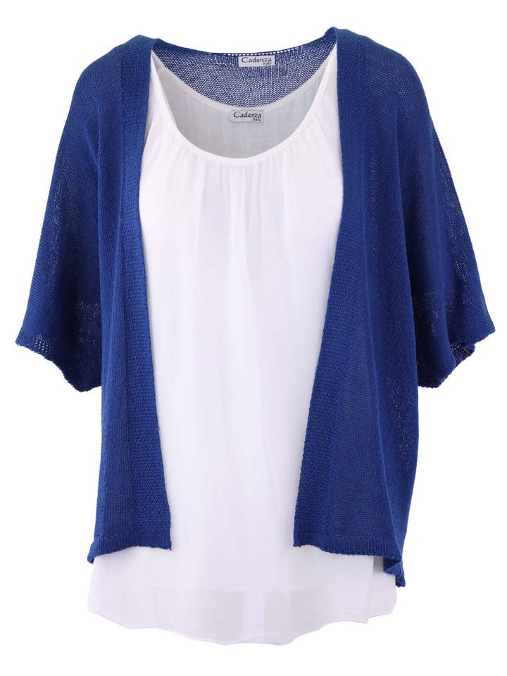 Cadenza Italy Ltd - Wholesale Kimono - Women's - Cotton Blend Short Kimono3