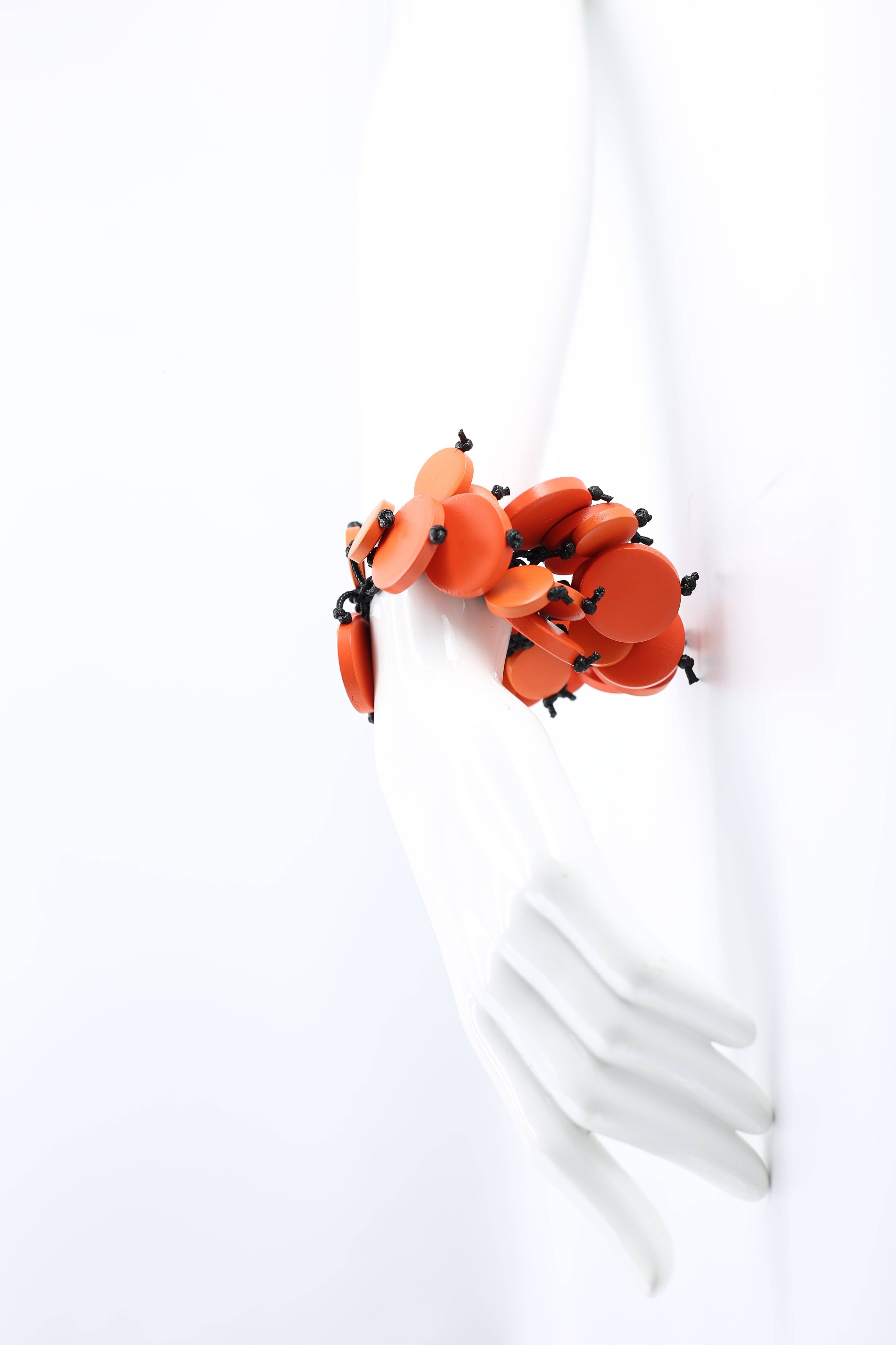 Jianhui London – Pulseira por atacado – Pulseira Feita à Mão de Madeira Recuperada – Forma Única de Moeda3