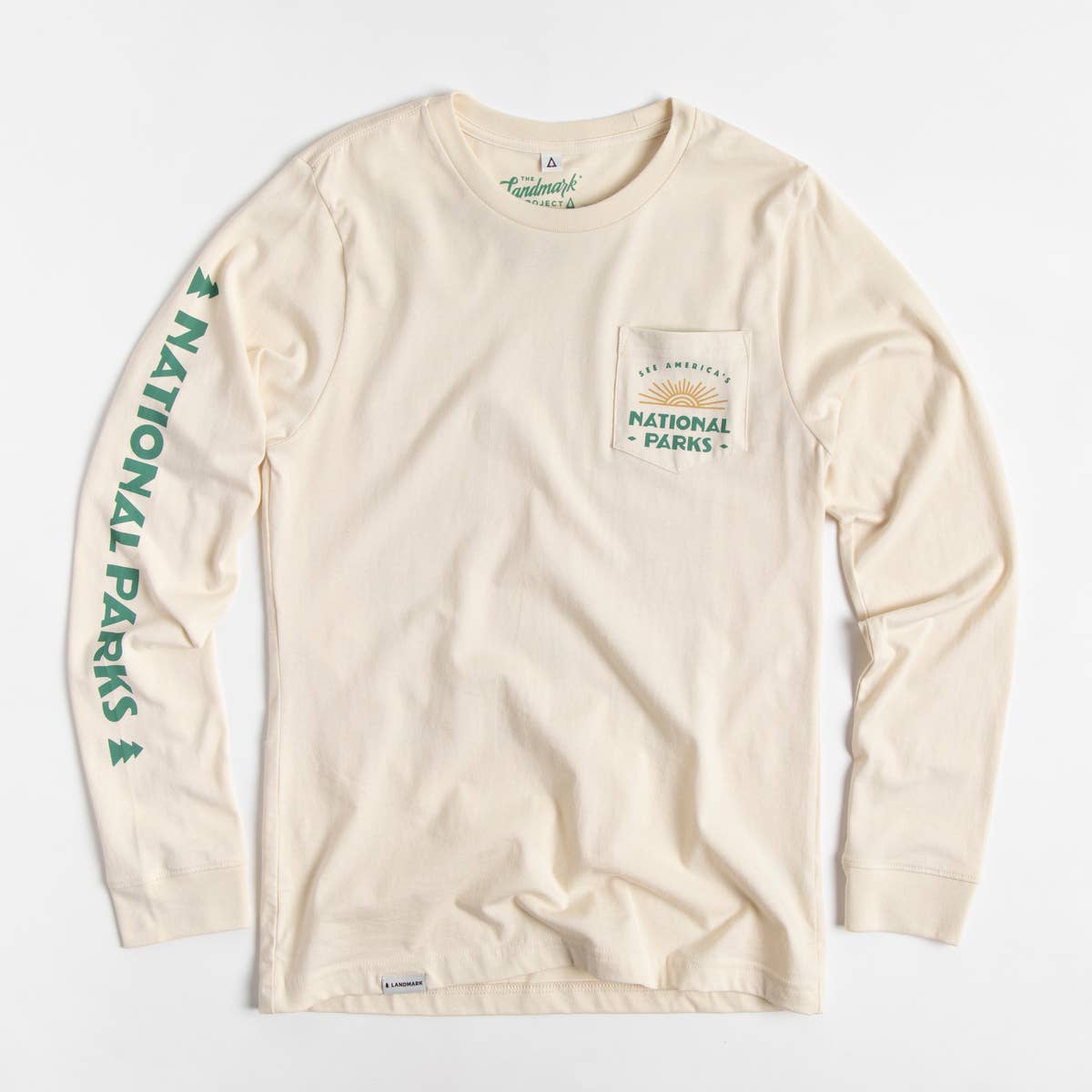 The Landmark Project - Wholesale Screen Printed T-Shirt - Unisex - See America's National Parks Unisex Long Sleeve Tee w/ Pocket4