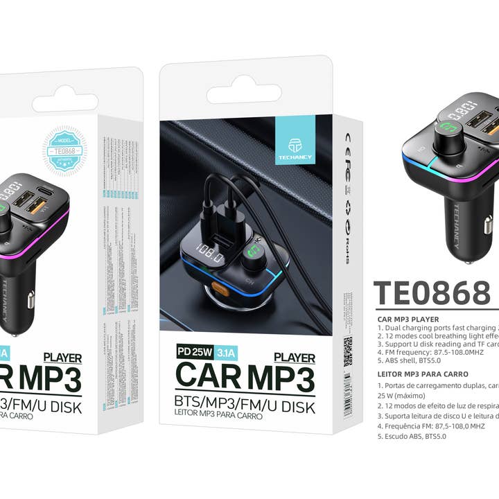 TECHANCY - Wholesale Speakers - TECHANCY Wireless FM Radio Transmitter MP3 Music Player3