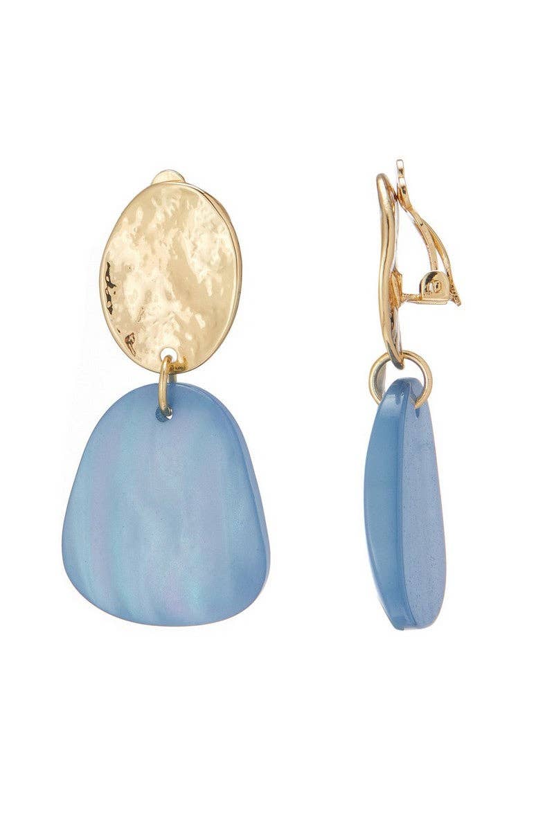 BELLE MISS - Wholesale Clip-On Earrings - Nejla clip-on earrings in stainless steel5