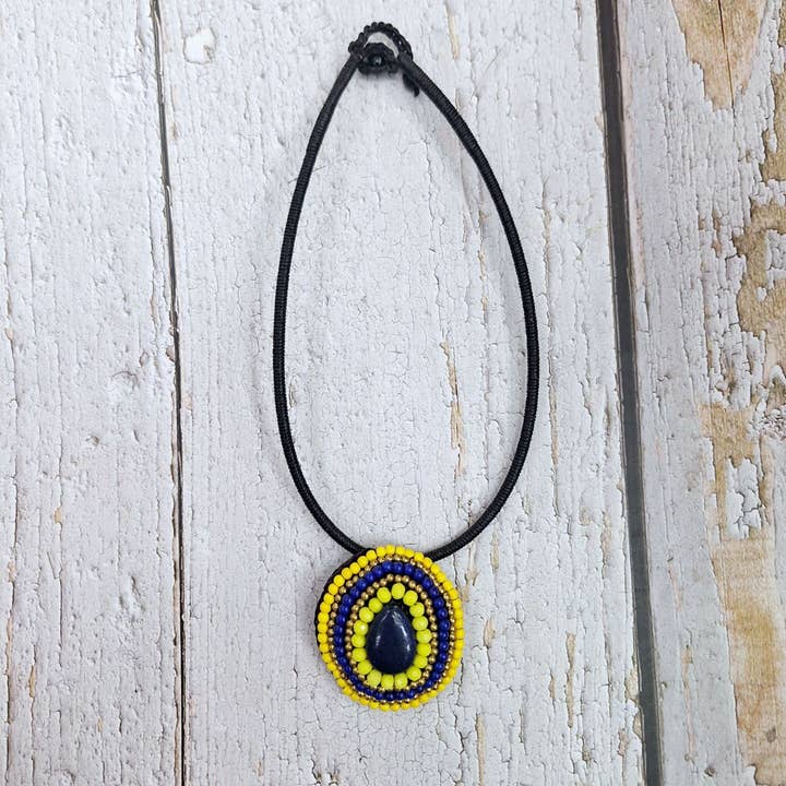 Colar com macramé por atacado de Hecho a mano