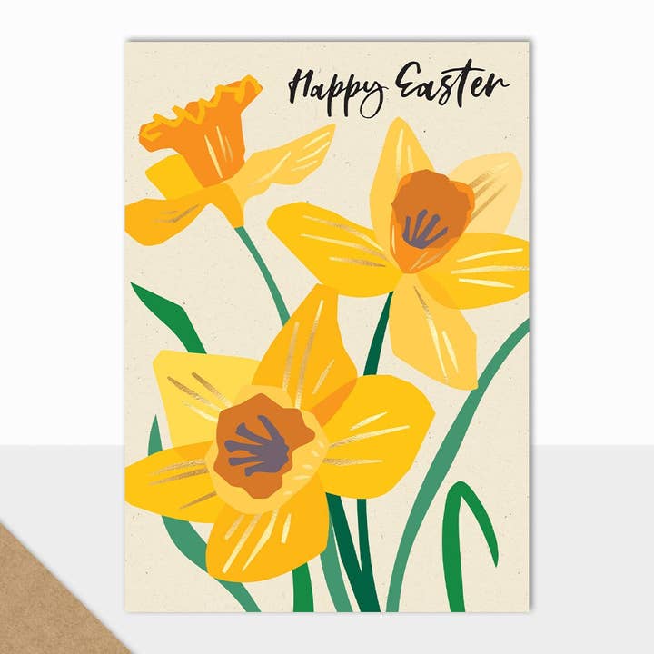 Collection Bloom Joyeuses Pâques Jonquille pour la vente par Laura Darrington Design Ltd