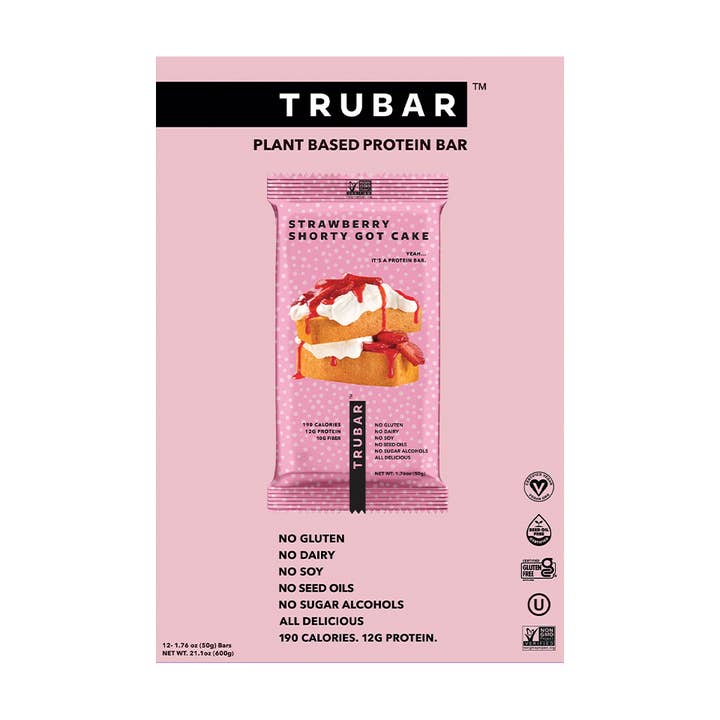 TRUBAR - Wholesale Snack Bar - Strawberry Shorty Got Cake1