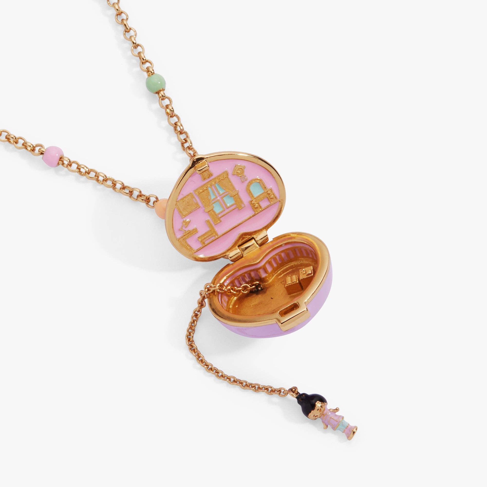 Alex and Ani - Vente Colliers à pendentif - Collier Médaillon Maison Polly Pocket™2