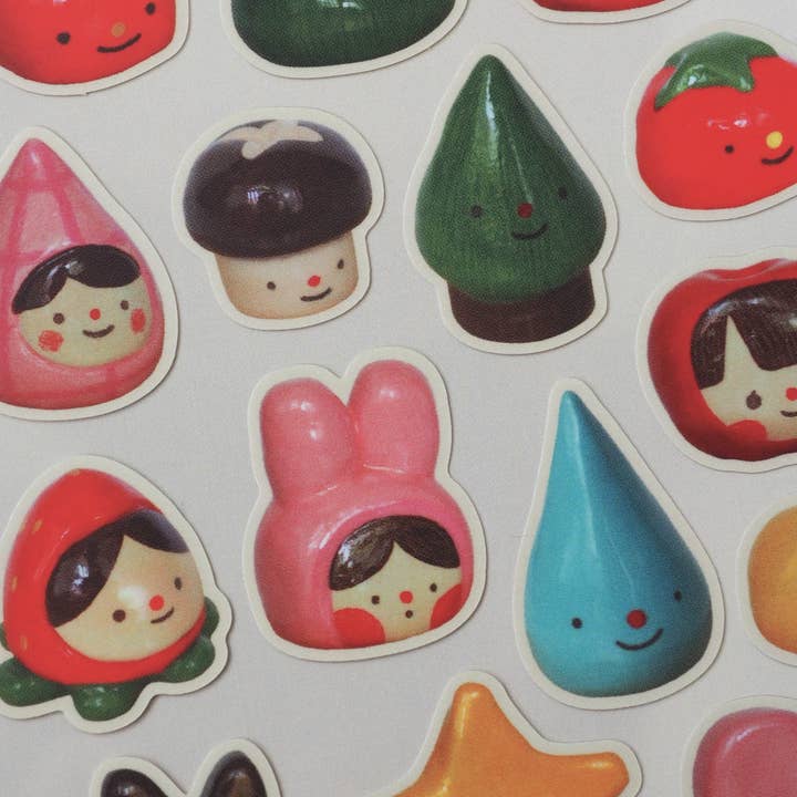 natamori - Wholesale Sticker - Clay • Sticker Sheet2