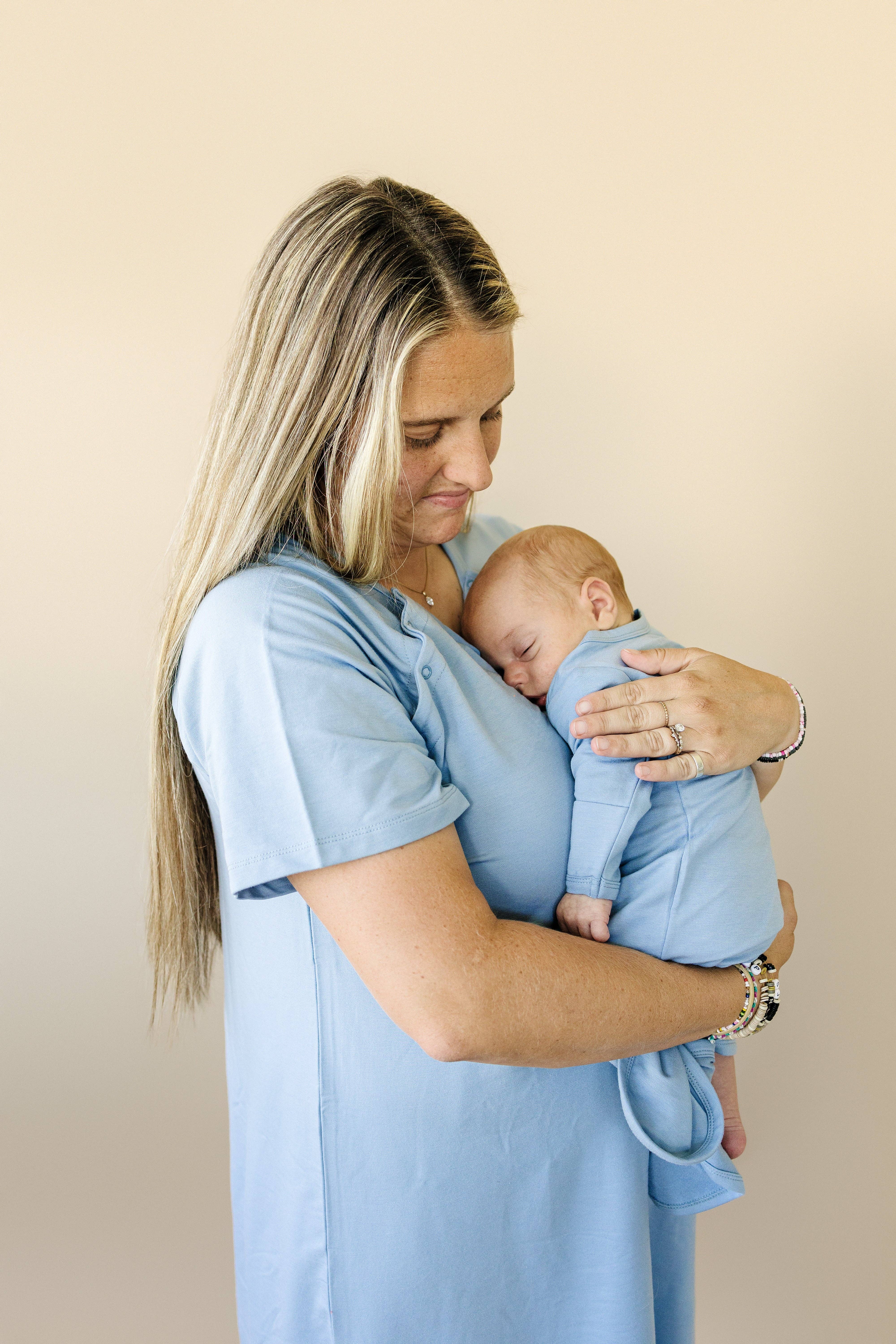 Little Joy Co. - Wholesale Babygown Set - Baby - Newborn Bamboo Gown & Hat Set10
