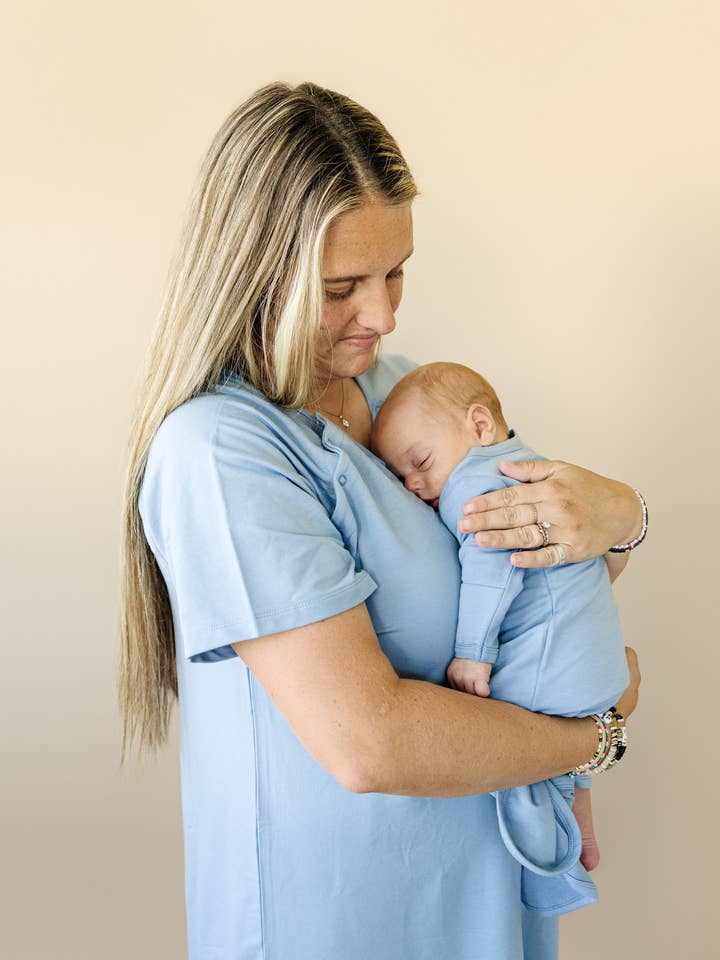 Little Joy Co. - Wholesale Babygown Set - Baby - Newborn Bamboo Gown & Hat Set10