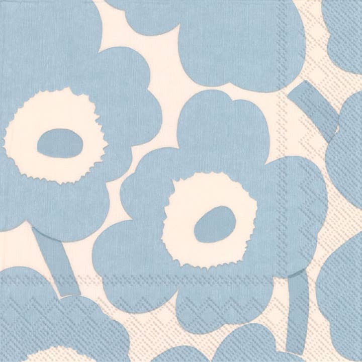 Servilletas de papel para almuerzo, 20 unidades, Unikko Cream Marimekko para venta al por mayor de Boston International