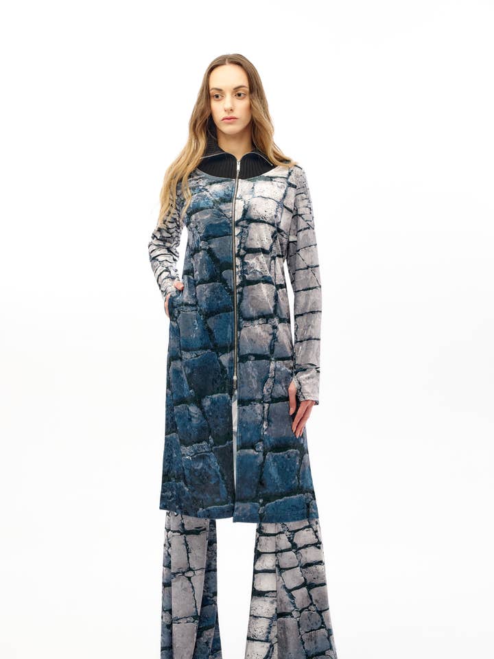 26055 Dress-cardigan ELEXIS for wholesale by NY 77 Design