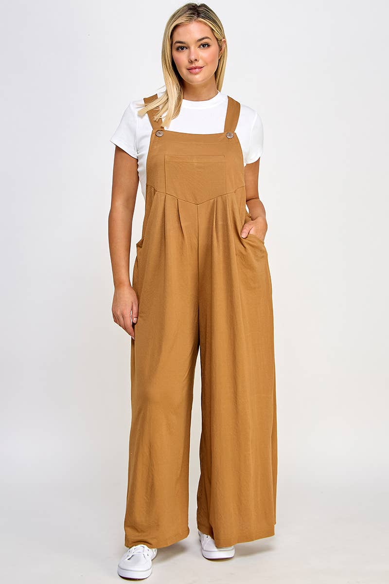Haute Fox Plus Size & Contemporary – wholesale Overalls – Women's – Regular Size Pleated Overalls JK18514-JS  4
