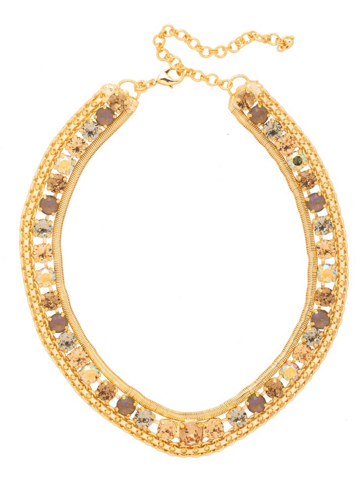 Sable Tennis Necklace - NFZ17BGHNB for wholesale by Sorrelli