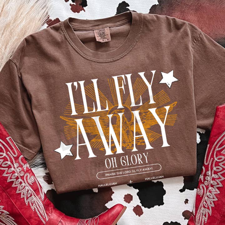 I'll Fly Away Tee for wholesale by Trendy Tee Co.