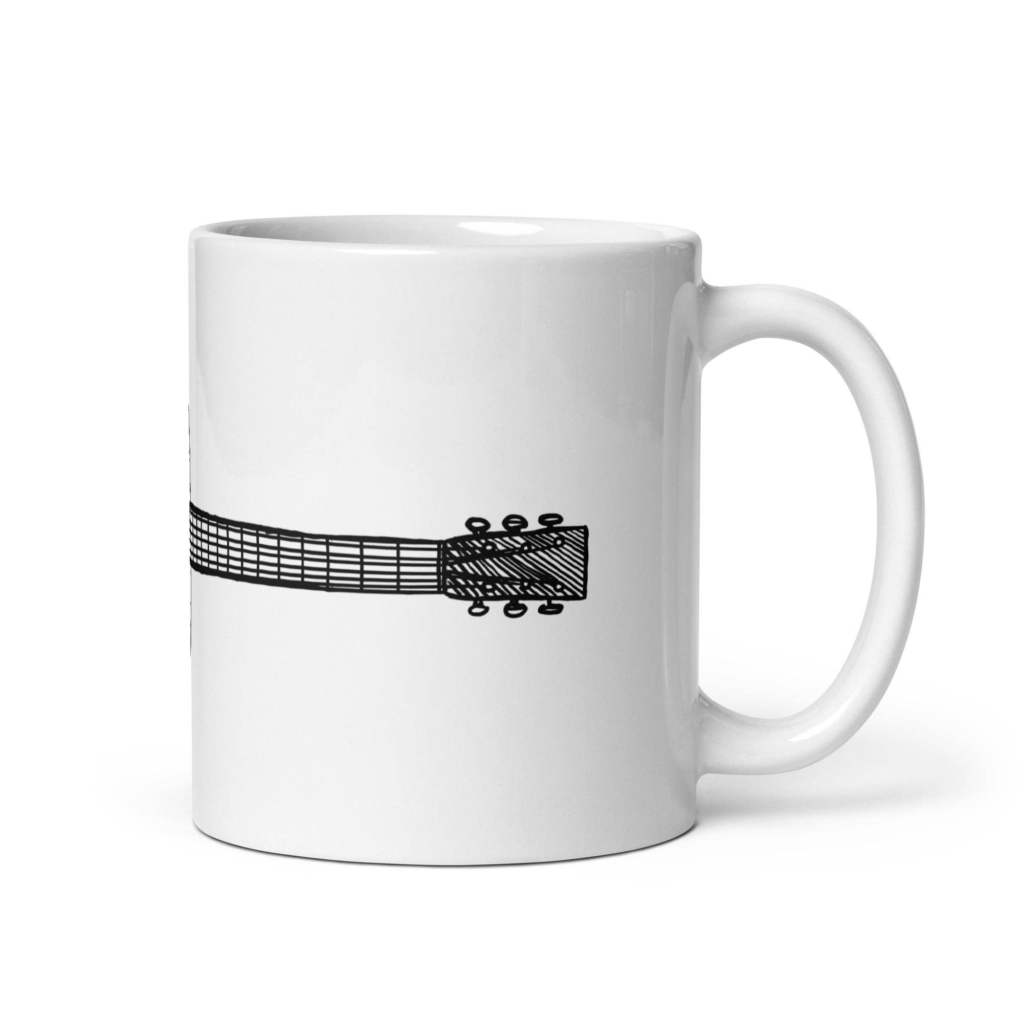 Bellavance Ink - Wholesale Coffee Mug - Coffee Mug With A Vintage Acoustic Guitar2