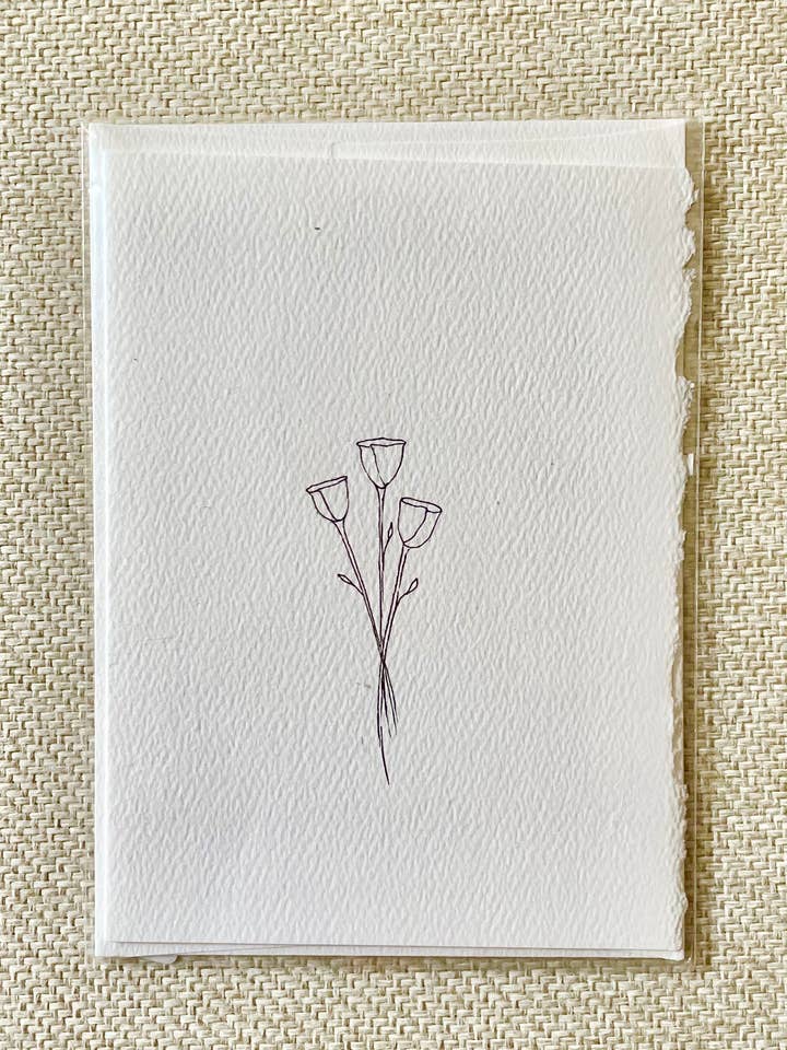 Mini-Tulpen, LIMITIERTE AUFLAGE. für den Großhandel von CharmCardCollection