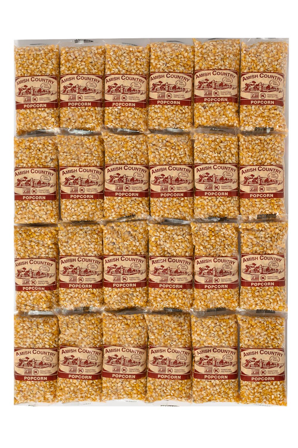 Amish Country Popcorn - Wholesale Popcorn - 4oz Bag of Ladyfinger Hulless Popcorn1