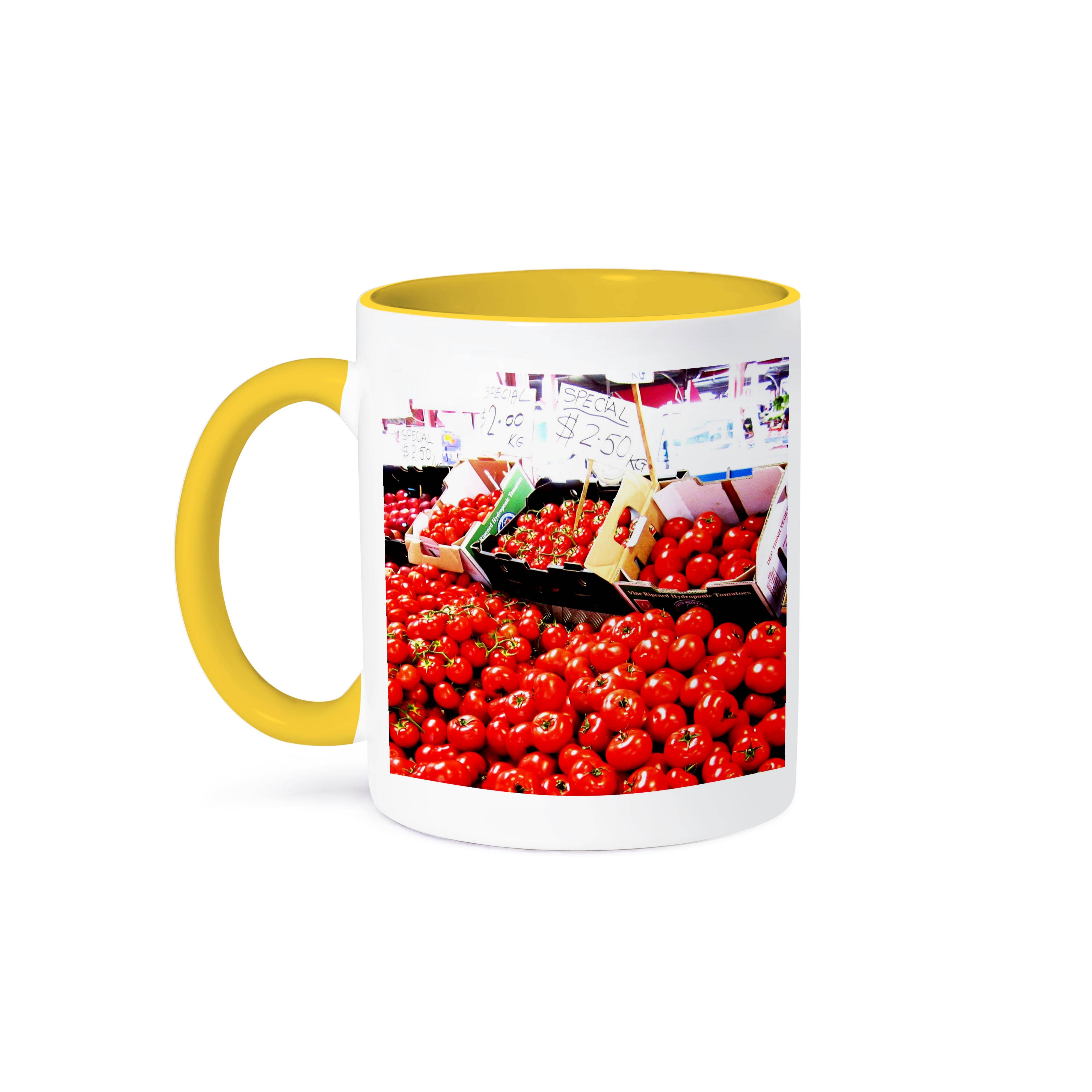 3dRose - Wholesale Coffee Mug - 3dRose, Farmers market, tomatoes, red, Mug0