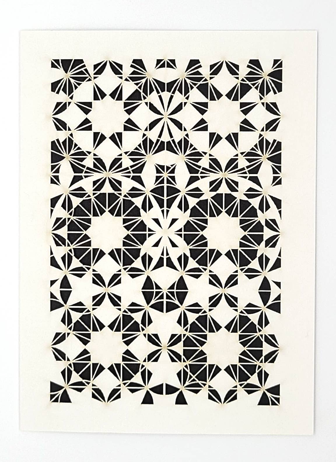 two hermanas - Wholesale Gewone wenskaart - 8-voudige Rozet - traditioneel geometrisch ontwerp7