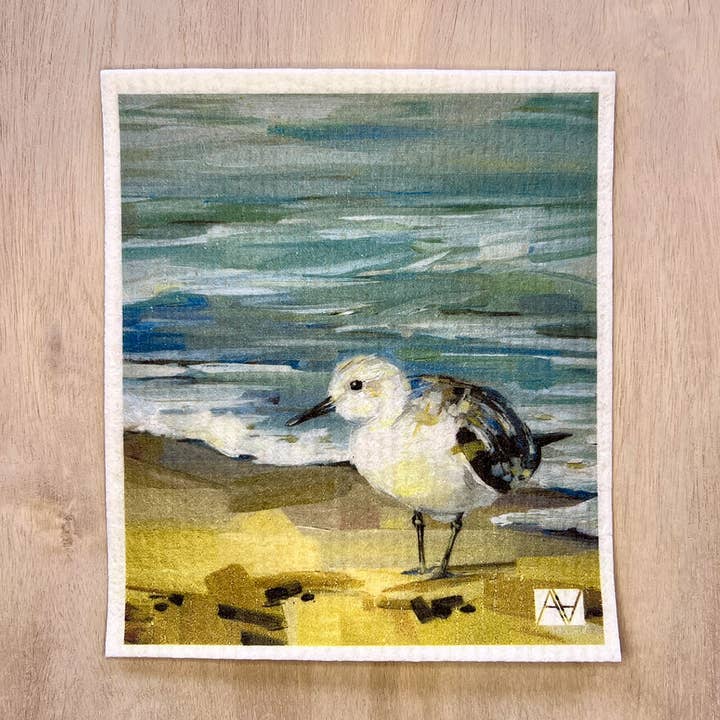 Torchon suédois Beach Piper pour la vente par Art by Alyssa