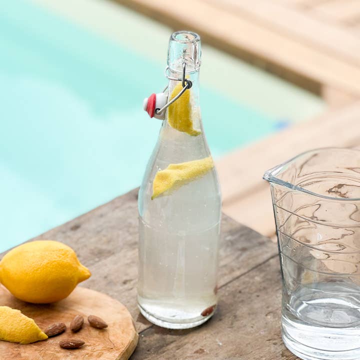 75cl glass bottle with mechanical stopper - Popine for wholesale by Little Pots