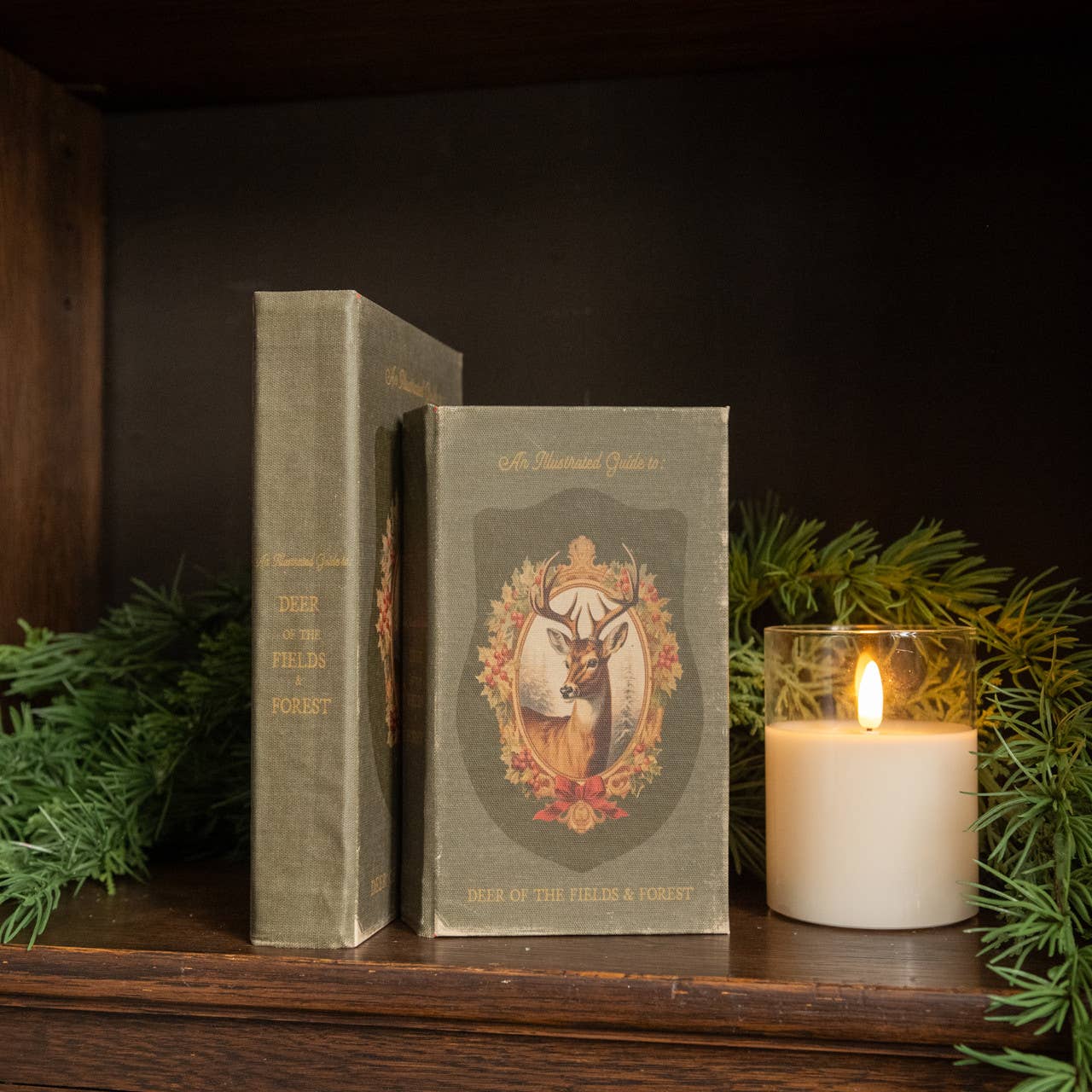 Ragon House - Wholesale Decorative Tabletop Object - 8.5" DEER OF THE FIELDS & FOREST JOURNAL0