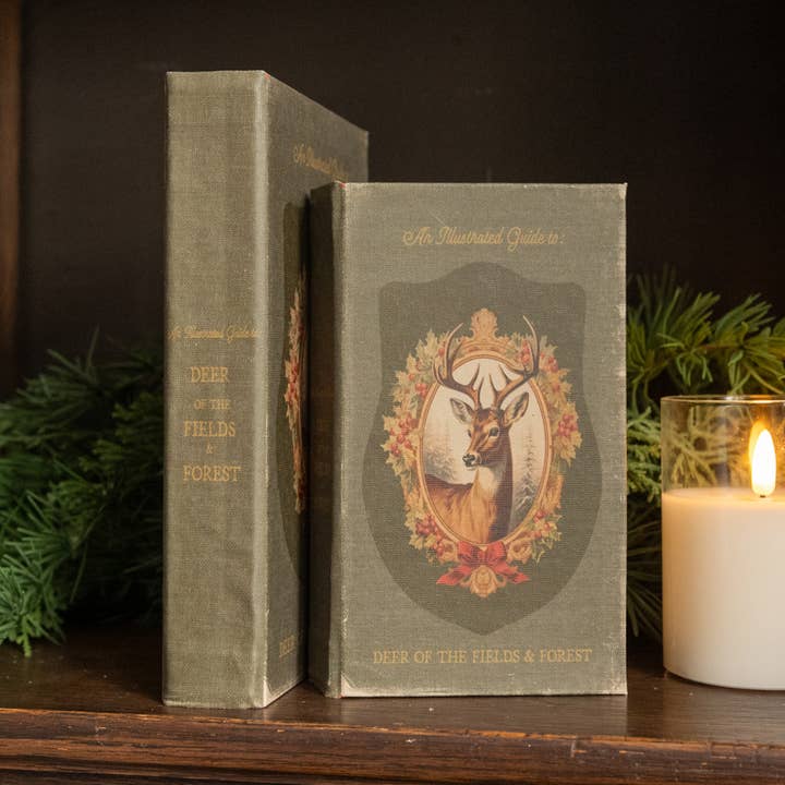 Ragon House - Wholesale Decorative Tabletop Object - 8.5" DEER OF THE FIELDS & FOREST JOURNAL0