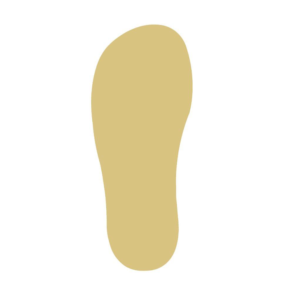 Diverse Woodworking - Wholesale Cutouts - Flip Flop Unfinished Wood Cutout Style 10