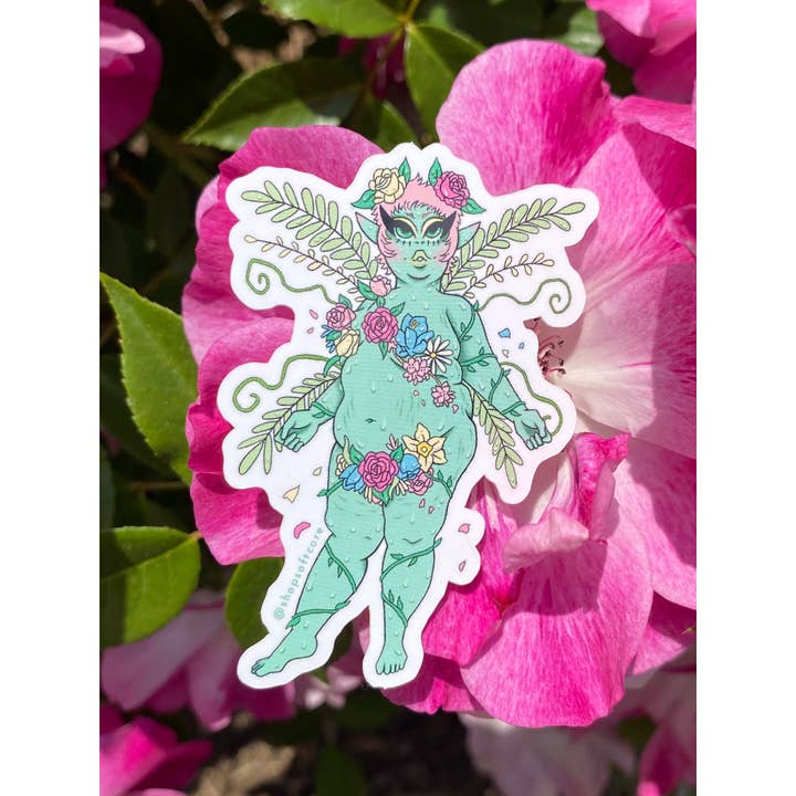 Softcore - Venta al por mayor Pegatina - Pegatina de hadas de primavera de tamaño grande