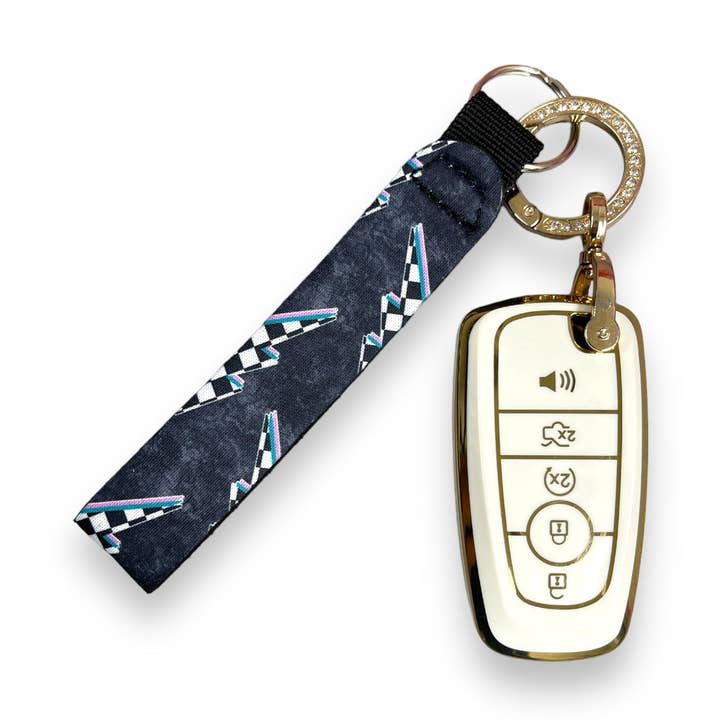 Lightning Bolts Wristlet Keychain for wholesale by Drink Handlers