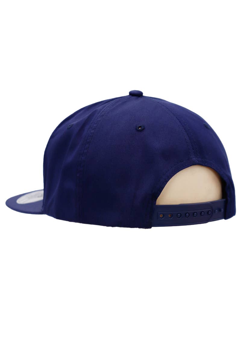Cap Zone – Boné - Homem por atacado – Snapback de mistura poliéster de algodão sólido com 7 painéis e bico plano8