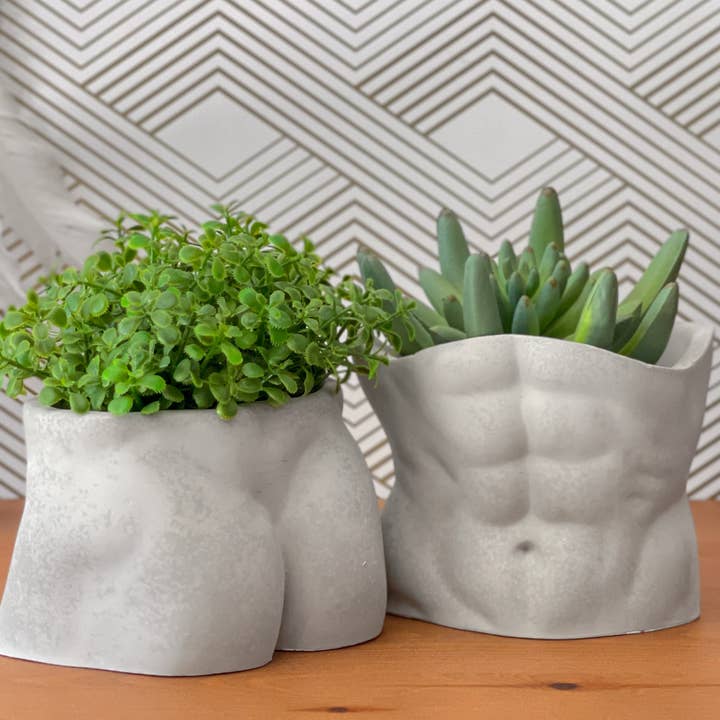 Planters Made in the USA - Wholesale Plant Pot - Butt Planter, Men Body Planter Pot, Male Greek Sculpture7