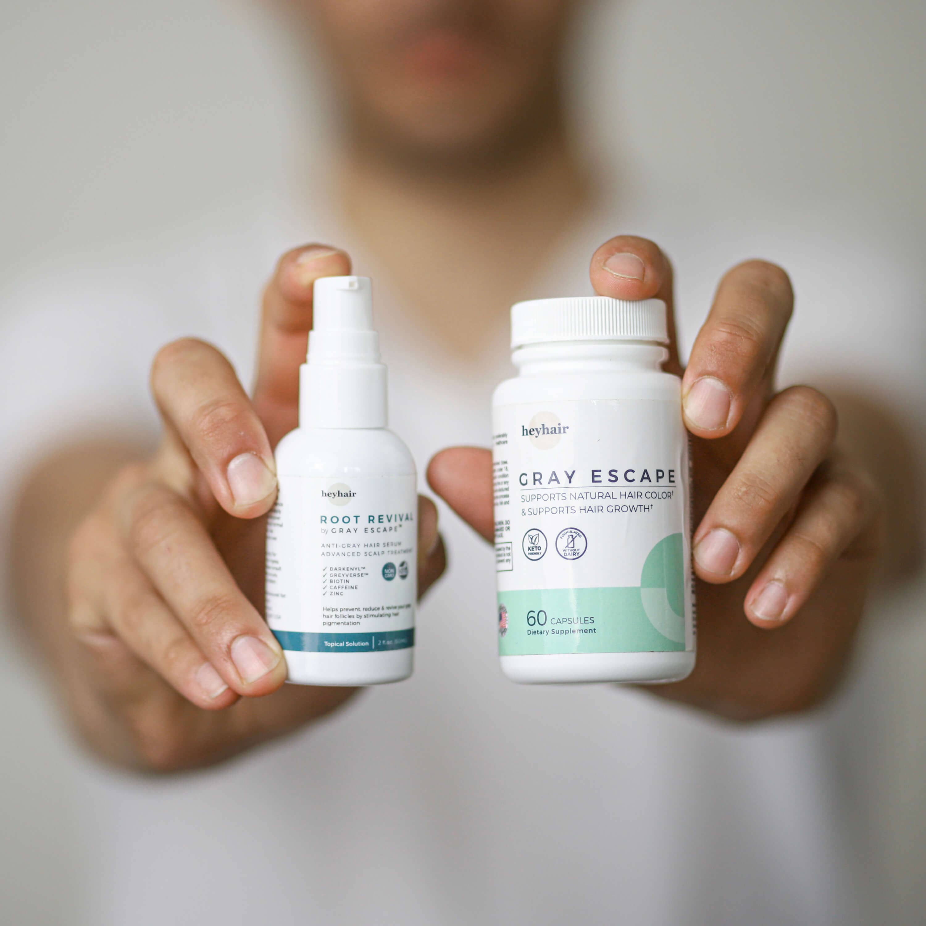 heyhair - Wholesale Hair Serum - Root Revival™ Advanced Anti-Gray Hair Serum - Vegan7