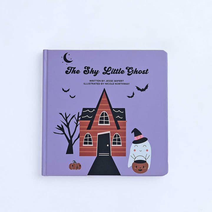 Halloween The Shy Little Ghost Kids Board Book Gift for wholesale by Emerson and Friends