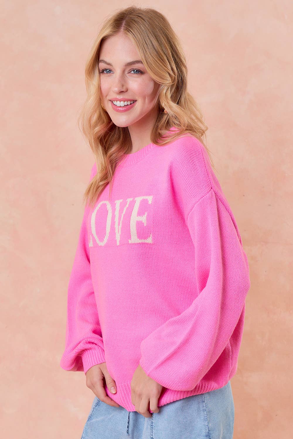 Doe and Rae - Wholesale Pullover-trui - Dames - Sweatshirt met lange mouwen van LOVE Embroidery - 44234T2
