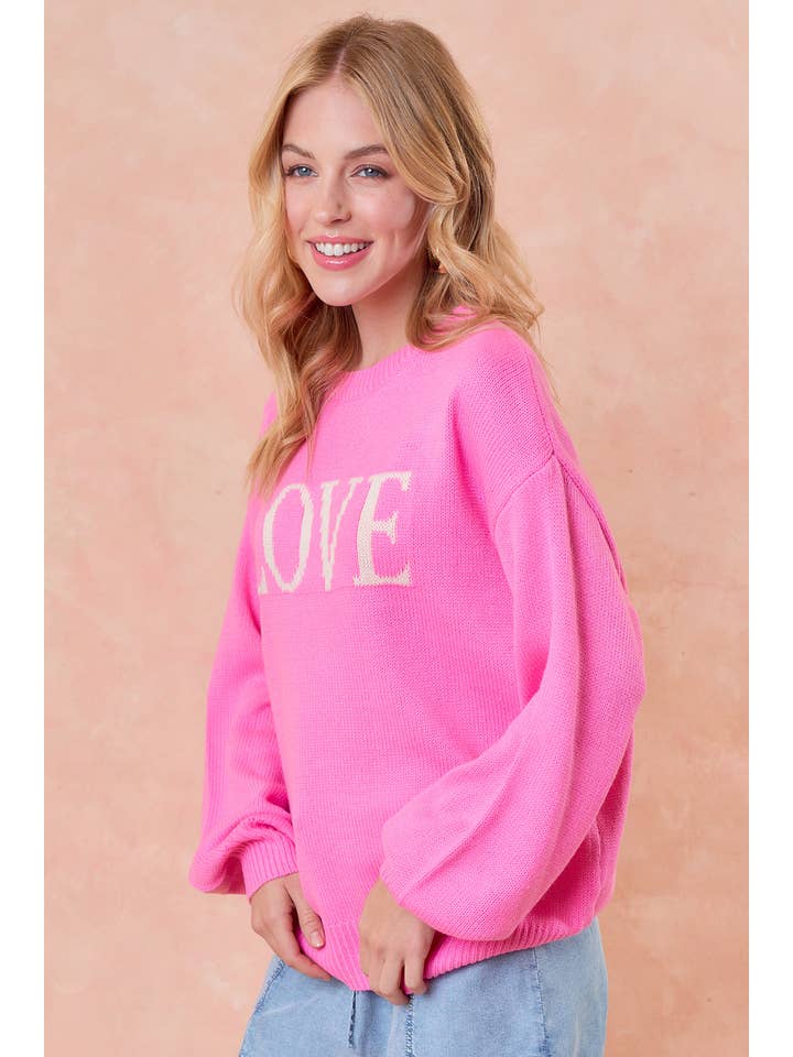 Doe and Rae - Wholesale Pullover-trui - Dames - Sweatshirt met lange mouwen van LOVE Embroidery - 44234T2