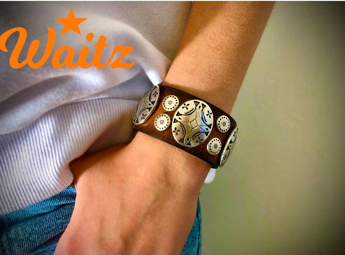 WAITZ - Wholesale Bangle Bracelet - WBR-35 / BOHO1 leather armband bracelet