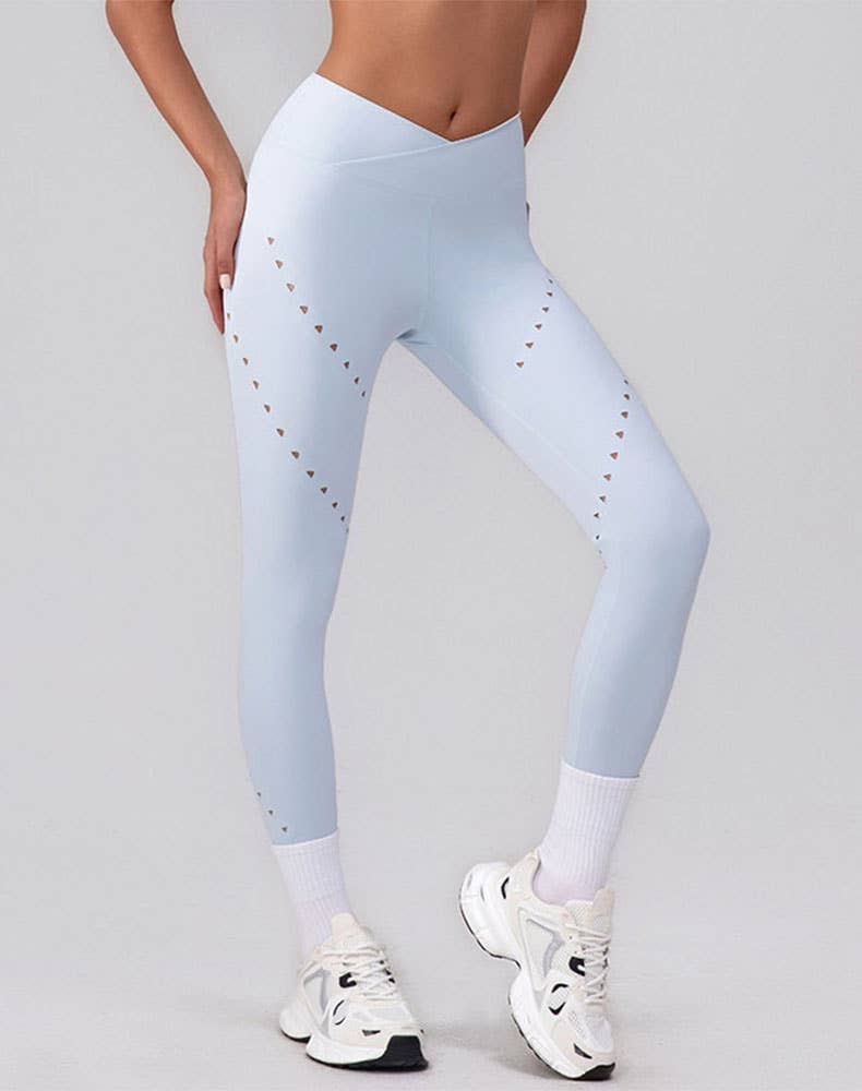 Crave by FW – Leggings de desporto/casuais - Mulher por atacado – Leggings de Ioga de Cintura Alta com Controlo de Barriga e Recortes4
