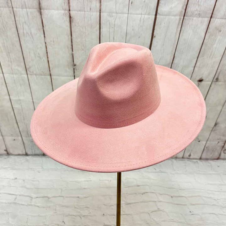 Queens INC - Wholesale Fedora - Women's - Best seller Fashion Classic Wide Brim Suede Primium  Hat9