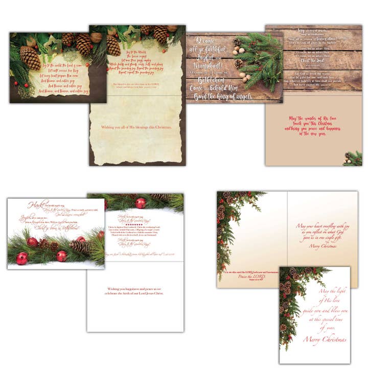 Religious Boxed Christmas Cards - Christmas Hymns, NIV for wholesale by Crown Point Graphics