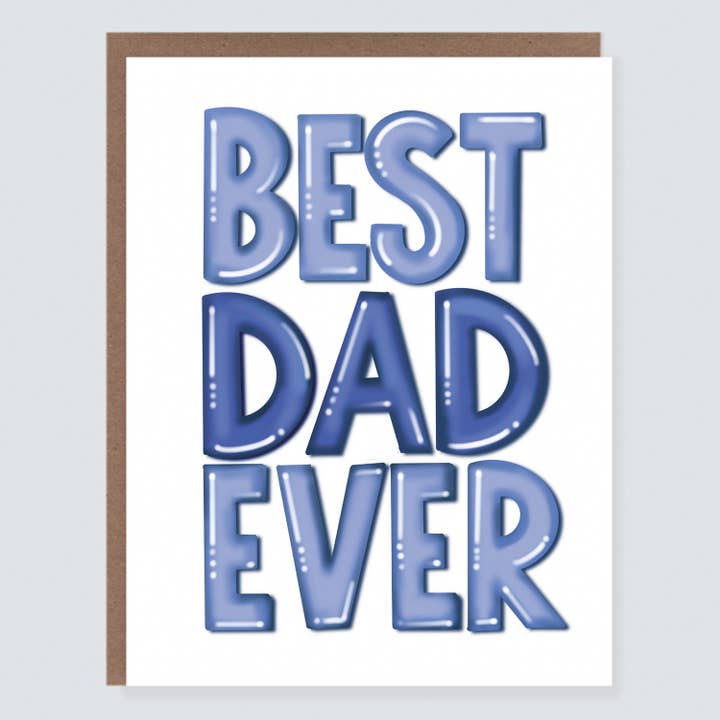 Best Dad Ever | Father's Day Card for wholesale by Morgan Swank Studio