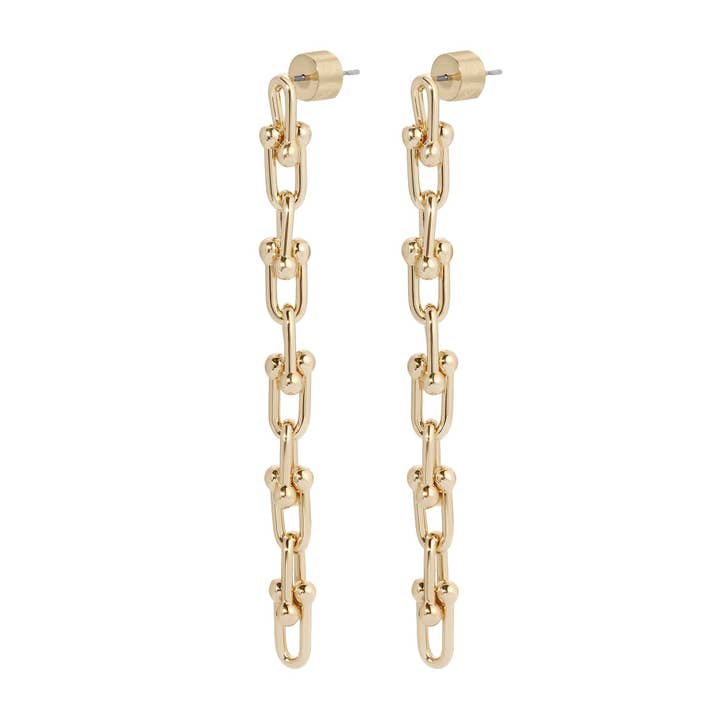 Small Margaux 10 Link Drop Earrings for wholesale by Eklexic