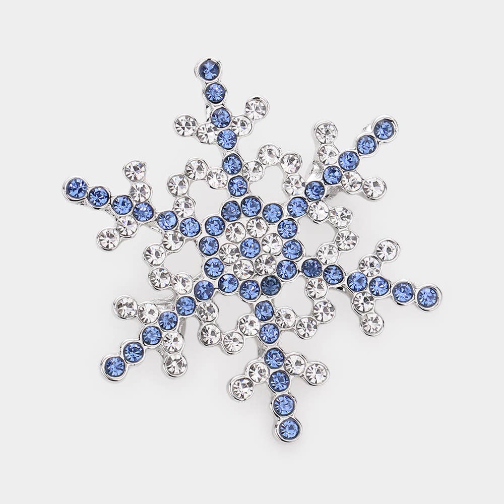 Sensibling Corp. - Wholesale Brooch - Rhinestone Snowflake Pin Brooch4