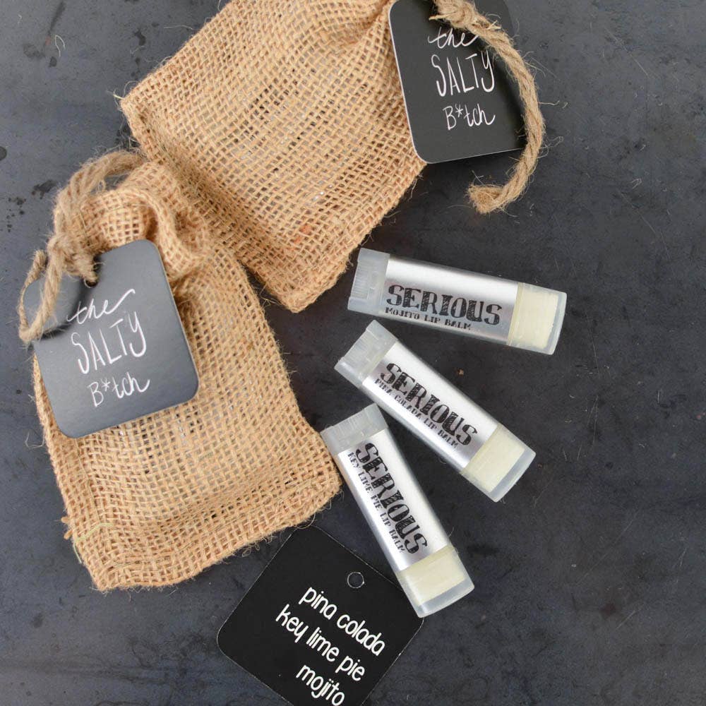 Serious Lip Balm - Wholesale Lip Balm Set - Natural Lip Balm - The SALTY Bundle Gift Set2