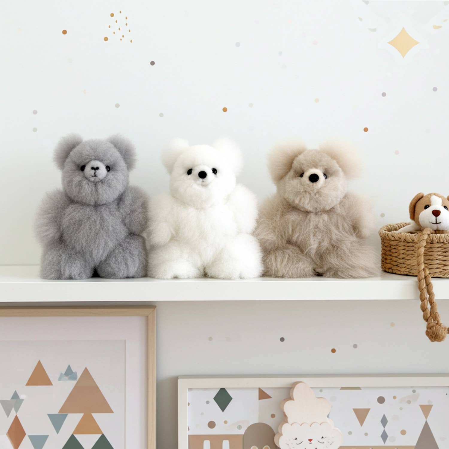 Shupaca Alpaca - Venta al por mayor Peluche - Niños y bebés - Peluche pequeño de alpaca de 25 cm - Oso2