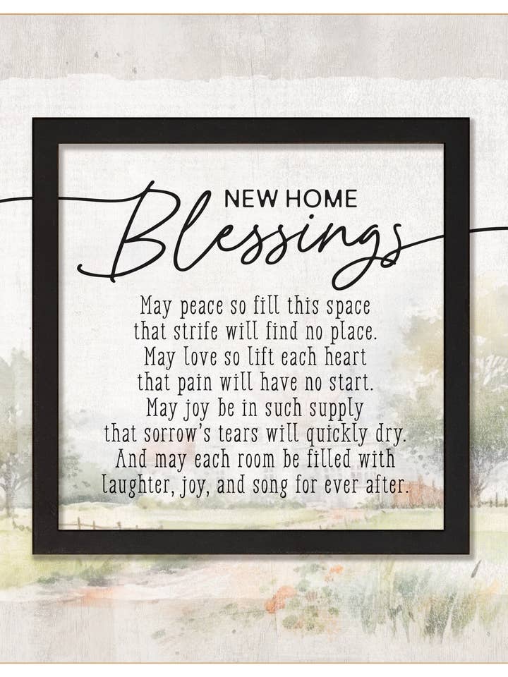 Nye hjem velsignelser - Lagdelt nåde - 6X6 for engroshandel hos Dexsa