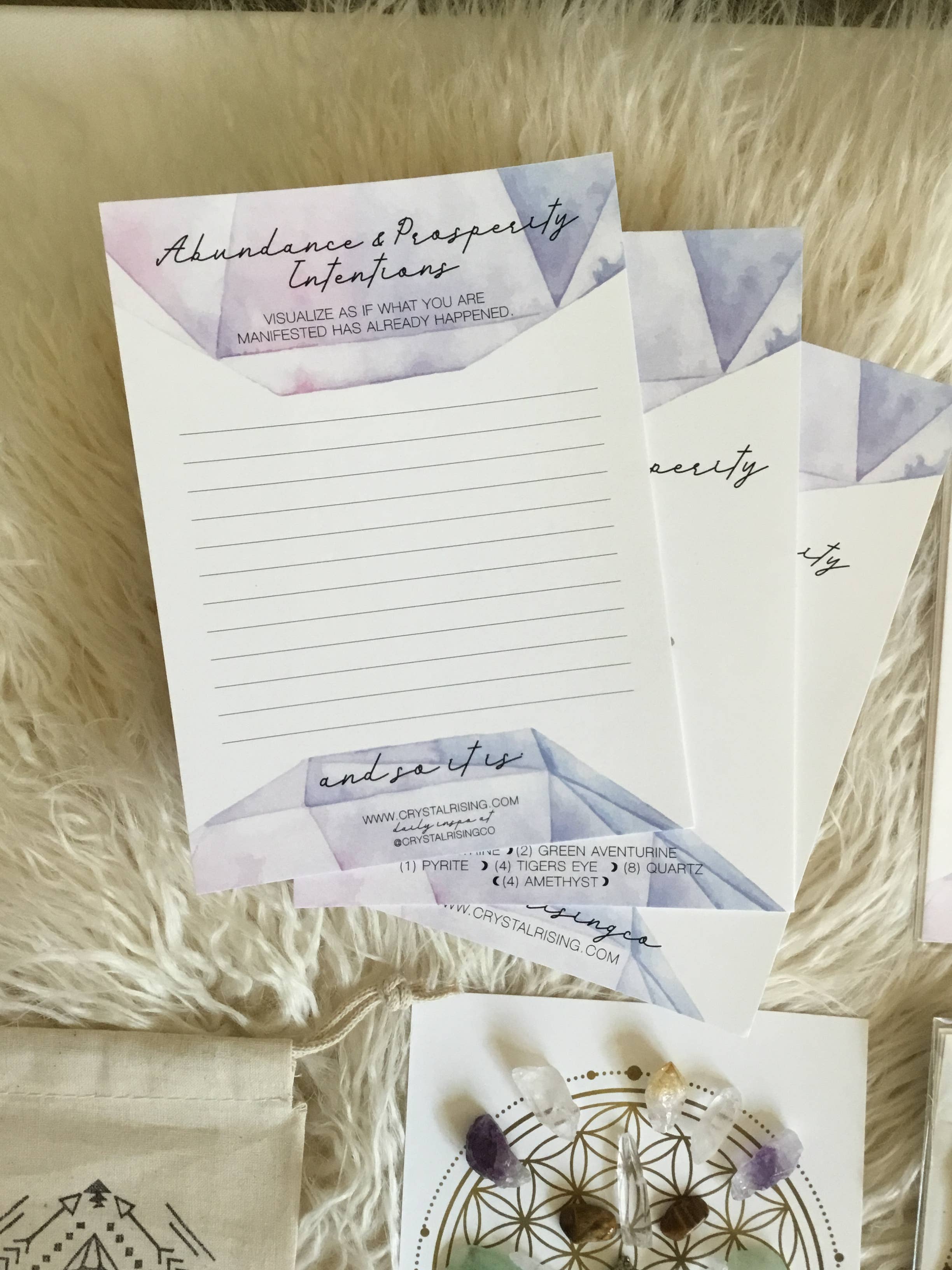 Crystal Rising - Vendita all'ingrosso Attrezzatura per meditazione - Kit Rituale Mini Griglia di Cristalli4