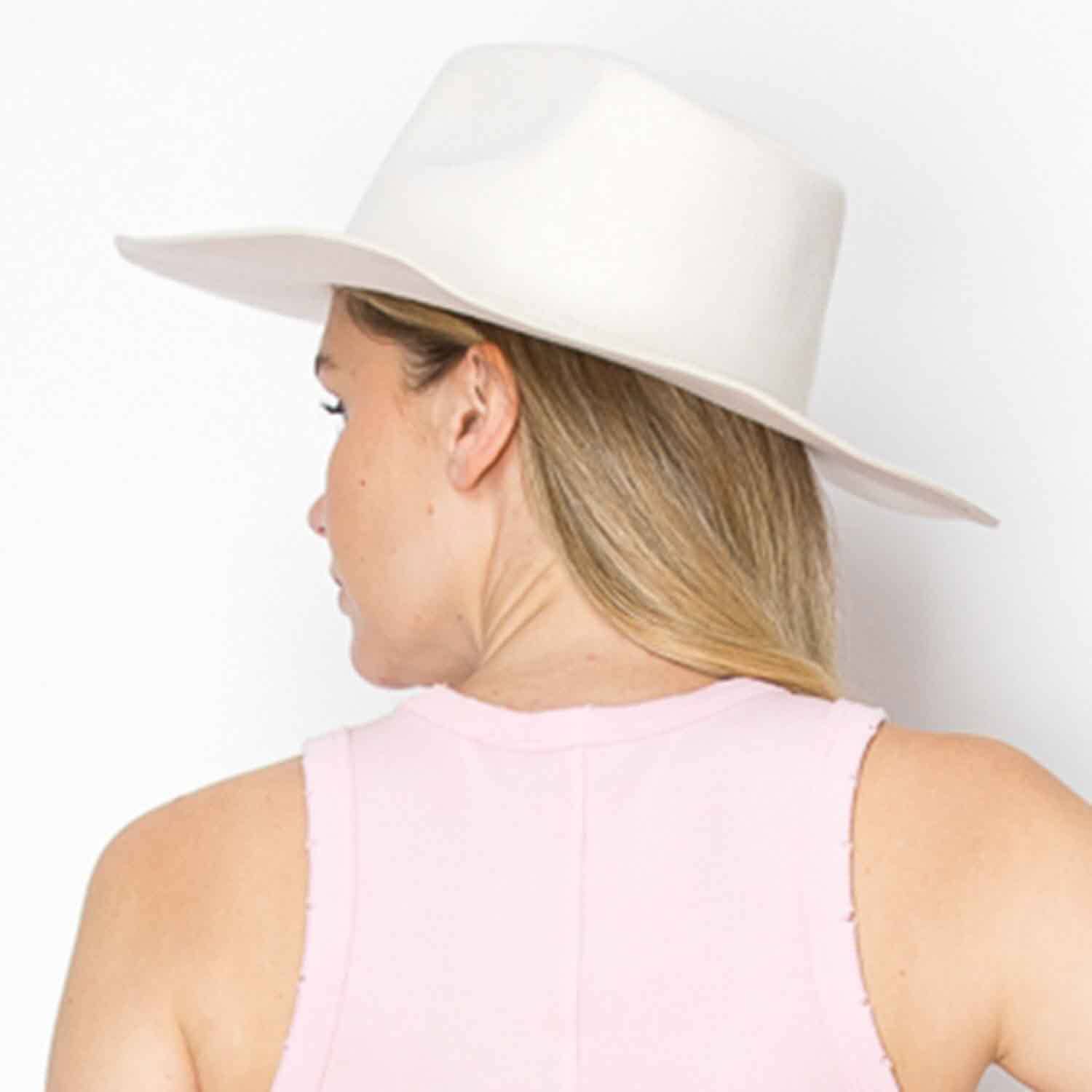 Queens INC - Vente Chapeau de cowboy – femme - Chapeau de cowboy Cattleman classique en laine australienne 32