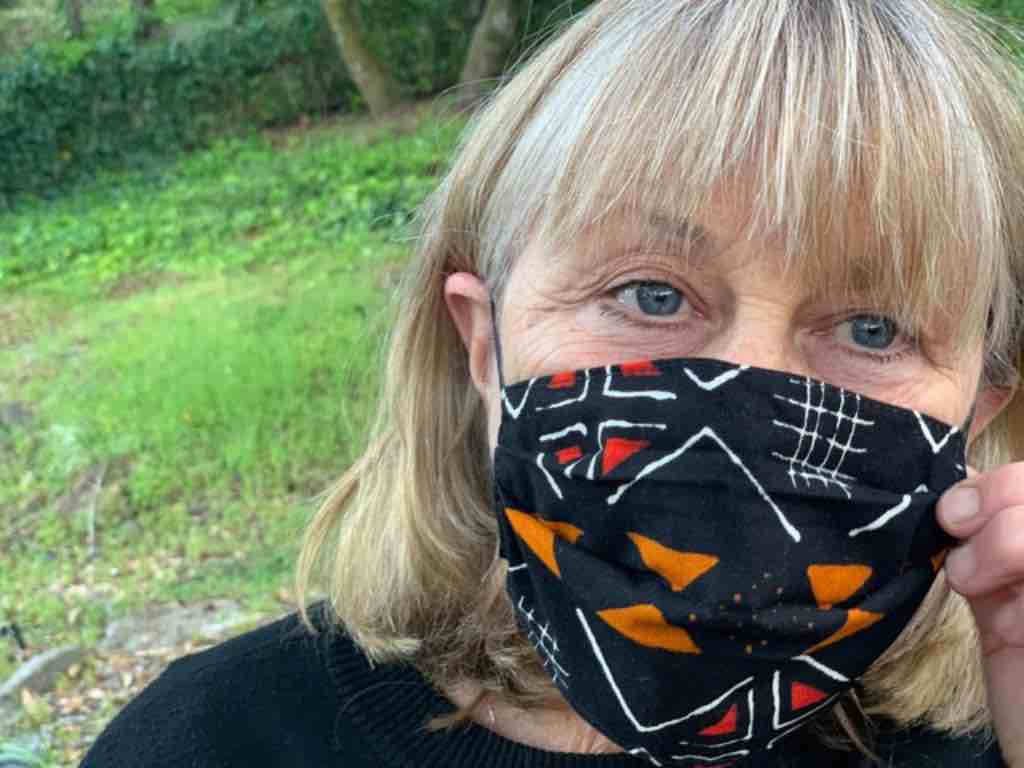 The Niger Bend - Wholesale Non-Medical Disposable Mask - 100% Cotton Dutch Wax Print Ghanaian African Mudcloth Face Mask0